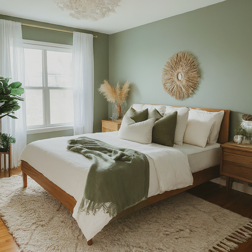 25 Gorgeous Sage Green & Cream Bedroom Ideas You'll Love - DIYCozy ...